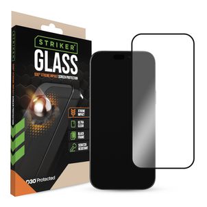Striker Xtreme Impact iPhone 16 Pro Max Glazen Screenprotector - Case Friendly