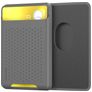 Mobigear Pocket Siliconen Pasjeshouder - 2 Pasjes - MagSafe Compatible - Grijs