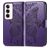 Mobigear Butterfly OPPO Reno 12 Pro Hoesje Bookcase Portemonnee - Paars