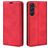Mobigear Retro Slim Samsung Galaxy A26 Hoesje Bookcase Portemonnee - Rood