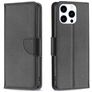 Mobigear Excellent iPhone 16 Pro Max Hoesje Bookcase Portemonnee - Zwart