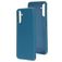 Mobiparts Samsung Galaxy A04s Siliconen Hoesje Backcover - Blueberry Blue