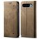 Mobigear Ranch Google Pixel 9 Hoesje Bookcase Portemonnee - Khaki