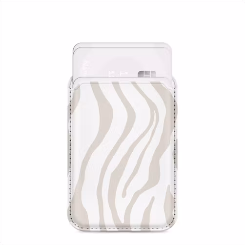 MIO Pasjeshouder - 3 Pasjes - MagSafe Compatible - Sandy Zebra