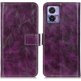 Mobigear Basic Motorola Edge 30 Neo Hoesje Bookcase Portemonnee - Paars