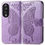 Mobigear Butterfly HONOR 90 Hoesje Bookcase Portemonnee - Paars