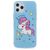 Mobigear Design iPhone 12 Pro Hoesje Flexibel TPU Backcover - Eenhoorn