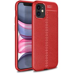 Mobigear Luxury iPhone 12 Mini Hoesje Flexibel TPU Backcover - Rood