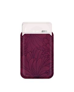 MIO Pasjeshouder - 3 Pasjes - MagSafe Compatible - Berry Blooms