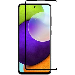 Mobigear Premium Samsung Galaxy A52s 5G Glazen Screenprotector - Case Friendly - Zwart