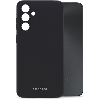 Mobilize Rubber Gelly Samsung Galaxy A05s Hoesje Flexibel TPU Backcover - Matt Black