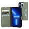 Mobiparts Classic Wallet iPhone 13 Pro Hoesje Bookcase Portemonnee - Stone Green
