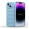 Mobigear Bumpy iPhone 15 Plus Hoesje Flexibel TPU Backcover - Blauw