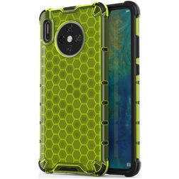 Mobigear Honeycomb Huawei Mate 30 Hoesje Hardcase Backcover Shockproof - Groen