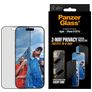 PanzerGlass FastFit iPhone 17 Pro Glazen Screenprotector Privacy - Case Friendly - Zwart