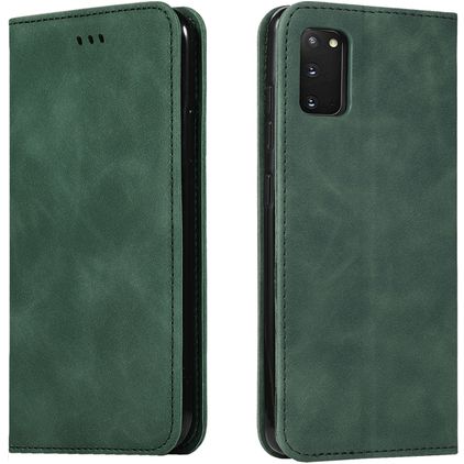 Mobigear Retro Slim Samsung Galaxy S20 Hoesje Bookcase Portemonnee - Groen