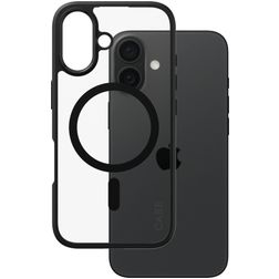 CARE by PanzerGlass Flagship iPhone 16 MagSafe Hoesje Hardcase Backcover - Transparant / Zwart
