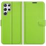 Mobigear Classic Samsung Galaxy S22 Ultra Hoesje Bookcase Portemonnee - Groen