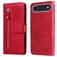 Mobigear Zipper iPhone Air Hoesje Bookcase Portemonnee - Rood