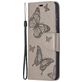 Mobigear Butterfly Samsung Galaxy S21 Hoesje Bookcase Portemonnee - Grijs