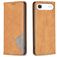 Mobigear Rhombus Slim iPhone Air Hoesje Bookcase - Cognac