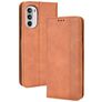 Mobigear Sensation Motorola Moto G82 Hoesje Bookcase Portemonnee - Bruin