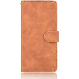 Mobigear Retro OnePlus Nord Hoesje Bookcase Portemonnee - Cognac