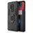 Mobigear Armor Ring OnePlus 8 Pro Hoesje Hardcase Backcover Shockproof met Ringhouder - Zwart