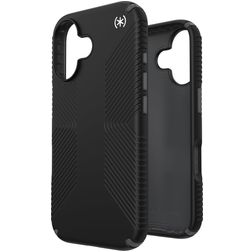Speck Presidio2 Grip iPhone 16 Hoesje Hardcase Backcover Shockproof - Zwart
