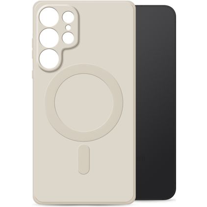 My Style Protective Flex Samsung Galaxy S26 Ultra MagSafe Hoesje Flexibel TPU Backcover - Antique White