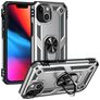 Mobigear Armor Ring iPhone 14 Plus Hoesje Hardcase Backcover Shockproof met Ringhouder - Zilver