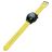 Mobigear Bumpy Siliconen Smartwatch Bandje Gespsluiting - Universeel 20 mm aansluiting - Geel
