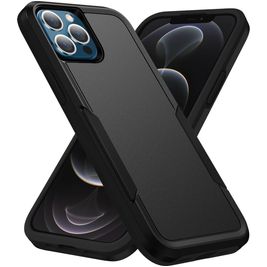 Mobigear Heavy Armor iPhone 14 Pro Max Hoesje Hardcase Backcover Shockproof - Zwart