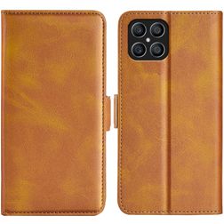 Mobigear Slim Magnet HONOR X8 Hoesje Bookcase Portemonnee - Cognac