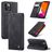 Caseme 013 iPhone 12 Pro Max Hoesje Bookcase Portemonnee - Zwart
