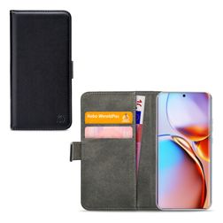 Mobilize Classic Gelly Wallet Motorola Edge 40 Pro Hoesje Bookcase Portemonnee - Zwart