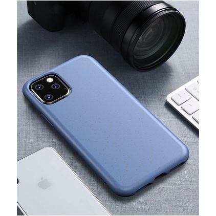 Mobigear Bio iPhone 11 Hoesje Eco Friendly Backcover - Blauw