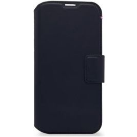 Decoded Detachable Wallet iPhone 14 Plus Hoesje Echt Leer Uitneembare 2in1 Bookcase Portemonnee - Steel Blue