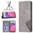 Mobigear Rhombus Slim Samsung Galaxy A33 Hoesje Bookcase - Grijs
