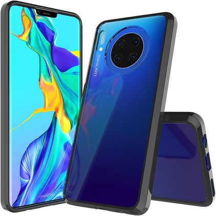 Mobigear Crystal Huawei Mate 30 Hoesje Hardcase Backcover - Zwart / Transparant