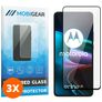 Mobigear Premium Motorola Edge 30 Glazen Screenprotector - Case Friendly - Zwart (3-Pack)