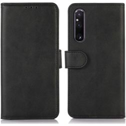 Mobigear Wallet Sony Xperia 1 V Hoesje Bookcase Portemonnee - Zwart