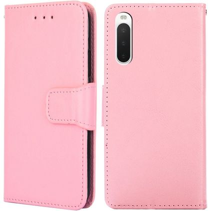 Mobigear Wallet Sony Xperia 10 IV Hoesje Bookcase Portemonnee - Roze