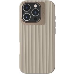 Nudient Bold iPhone 16 Pro MagSafe Hoesje Hardcase Backcover - Linen Beige