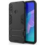 Mobigear Armor Stand Huawei P40 Lite E Hoesje Hardcase Backcover Shockproof met Standaard - Zwart