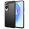 Mobigear Brushed Slim Honor 90 Lite Hoesje Flexibel TPU Backcover - Zwart