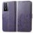 Mobigear Clover Vivo Y76 Hoesje Bookcase Portemonnee - Paars