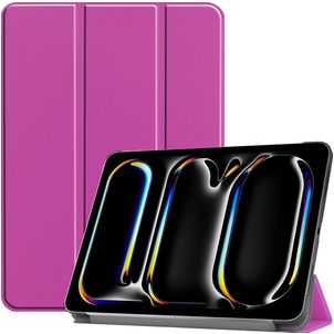 Mobigear Tri-Fold iPad Pro 11 Inch (2025) Hoes Bookcase - Paars