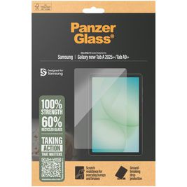 PanzerGlass Ultra-Wide Fit Samsung Galaxy Tab A11 Plus Glazen Screenprotector - Case Friendly - Ultra-Wide-Fit