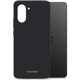 Mobilize Rubber Gelly OnePlus Nord CE5 Hoesje Flexibel TPU Backcover - Zwart